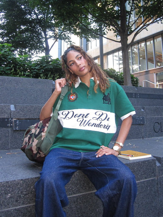 “Don’t Die Wondering” Green Polo